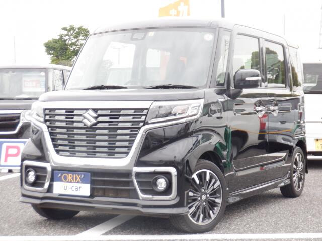 スペーシアカスタム ハイブリッド(HYBRID)  XSターボ 衝突被害軽減・ナビ・Bカメラ・...