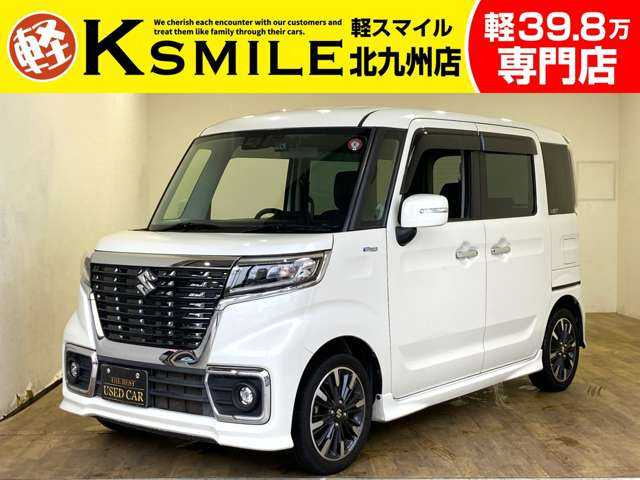 スペーシアカスタム ハイブリッド(HYBRID)  XS ナビ フルセグ Bluetooth ETC 純正アルミ