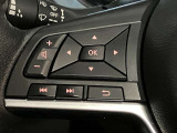 ステアリングスイッチ搭載!ハンドルひとつで手を離さなくても運転中視線をそらさなくても操作が出来て便利です♪
