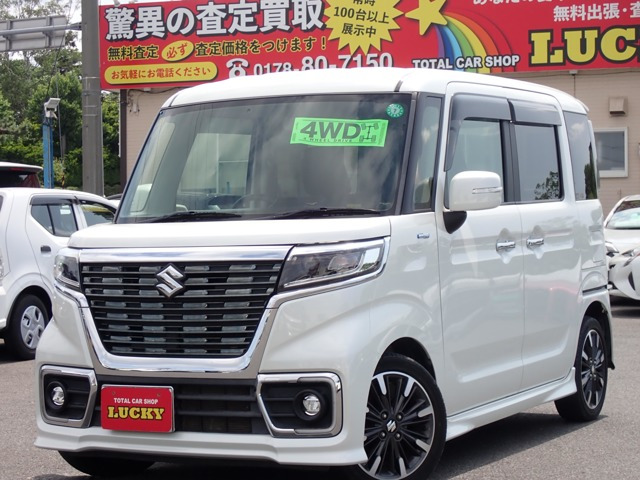 スペーシアカスタムハイブリッド(HYBRID) XSターボ 衝突被害軽減ブレーキ非装着車 4WD