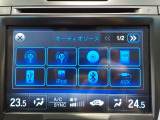 【オーディオ機能】ナビに一体のオーディオは、フルセグTVの他にDVD/CDプレーヤーを装備♪もちろんFM/AMラジオもお聞きいただけますよ♪