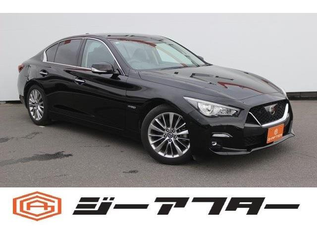 スカイライン 3.5 ハイブリッド GT 後期型純正ナビBカメラTV衝突軽減LEDヘッド