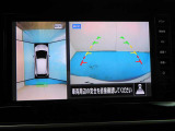 アラウンドモニター 白線や駐車車両をナビ及びルームミラーに表示 駐車している車両との位置関係も一目で分かって安心です