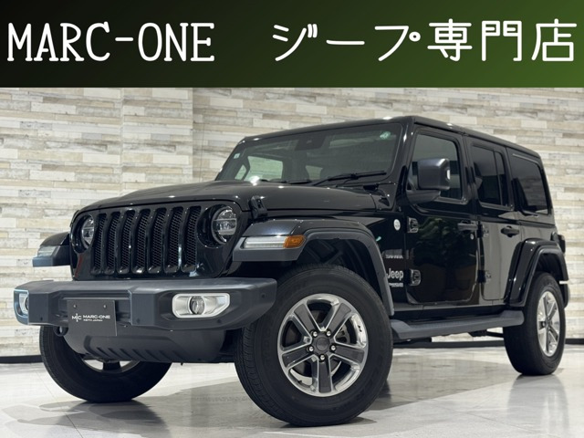 ラングラー アンリミテッド サハラ 3.6L 4WD 1年保証付 Applecarplay 黒革 ACC 純18AWy