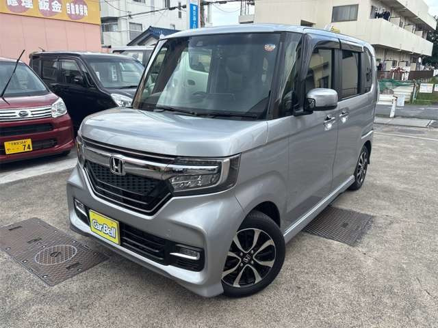 N-BOXカスタム G L ホンダセンシング ナビワンセグ BモニタETC オートステップ