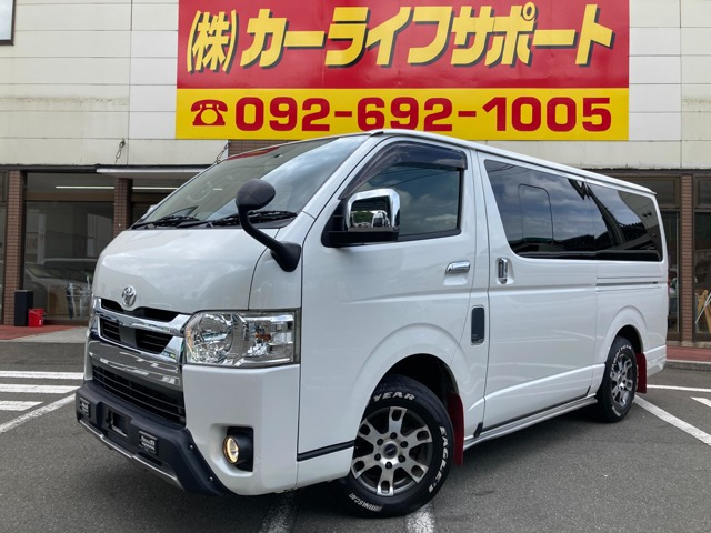 ハイエースバン 2.8 スーパーGL ロング ディーゼル 4WD 6型・TRDフルエアロ・アルパ...