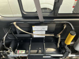車いす収納スペースです。