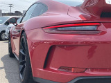 ポルシェ911GT3 スポーツクロノパッケージ カーマインレッド フロントリフト クラブスポーツパッケージ スポーツバケットシート スポーツエグゾースト ナビ バックカメラ ETC