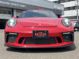 ポルシェ911GT3 スポーツクロノパッケージ カーマインレッド フロントリフト クラブスポーツパッケージ スポーツバケットシート スポーツエグゾースト ナビ バックカメラ ETC
