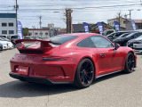 ポルシェ911GT3 スポーツクロノパッケージ カーマインレッド フロントリフト クラブスポーツパッケージ スポーツバケットシート スポーツエグゾースト ナビ バックカメラ ETC