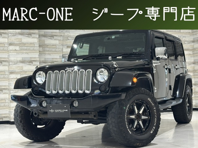 ラングラー アンリミテッド サハラ 4WD 1年保証付 正規ディーラー車 社外AW ETC