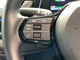 ステアリングにオーディオ操作スイッチが付いています。オーディオ画面に直接タッチしなくても操作が出来ますので、運転に集中できます。