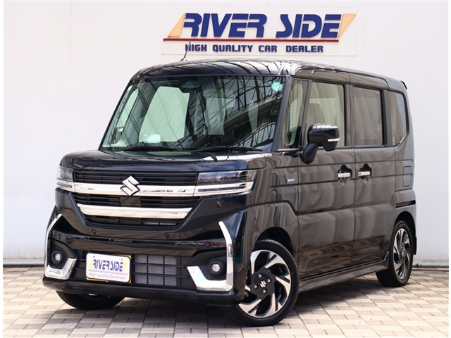 スペーシアカスタム ハイブリッド(HYBRID)  XSターボ ワンオーナー9インチナビ全方位...