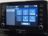 ディスプレイオーディオを装備。スマホとクルマをつなぐことで、これまでのナビに加えて、いろんなサービスが楽しめます。