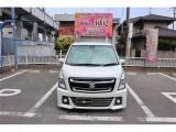 ワゴンRスティングレー ハイブリッド(HYBRID) X エアロ BBS16アルミ 車高調