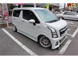 ワゴンRスティングレー ハイブリッド(HYBRID) X エアロ BBS16アルミ 車高調
