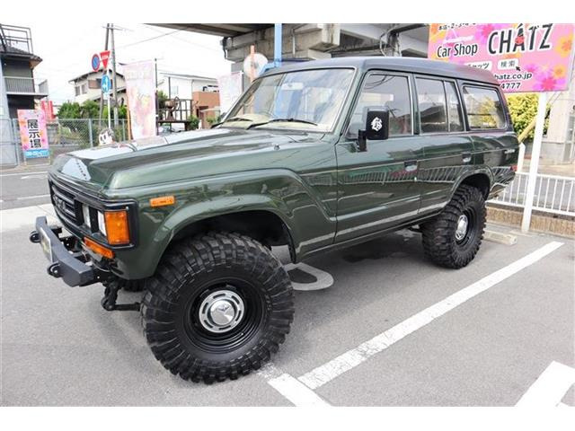 ランドクルーザー60 4.0 VX ハイルーフ 4WD グリーン/クロ全塗装 ディーゼルターボ