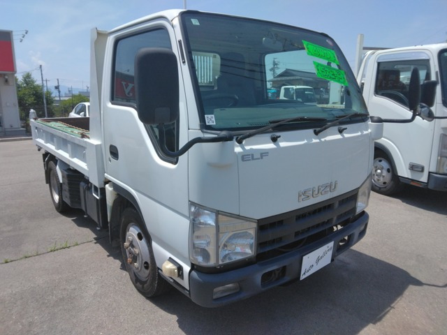 エルフ 3.0 強化ダンプ フルフラットロー ディーゼル 4WD 
