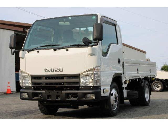 エルフ  平ボディ 4WD 2t積載 全低床