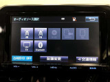 ラジオ、フルセグテレビ、CD再生、DVD再生、SD再生(音楽/動画)、SD録音(別途SDカードが必要です)、Bluetoothオーディオが使用可能です。詳しい仕様については展示店舗までお尋ねください。