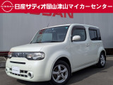 日産サティオ岡山津山マイカーセンターです。 キューブ15X インディゴ+プラズマをご覧いただき誠にありがとうございます。