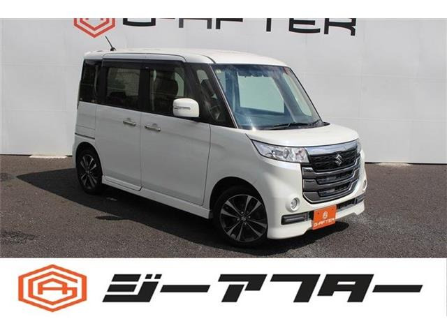 スペーシアカスタム Zターボ 純正ナビBカメラTV衝突軽減HIDクルコンETC