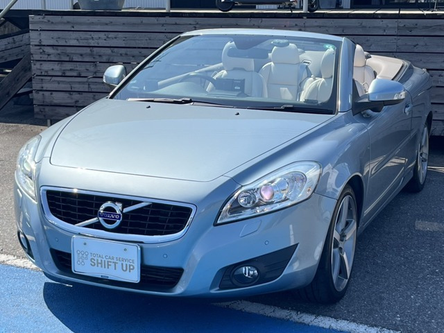 C70カブリオレ T5 GT ホワイトレザー/電動オープン/社外ナビ