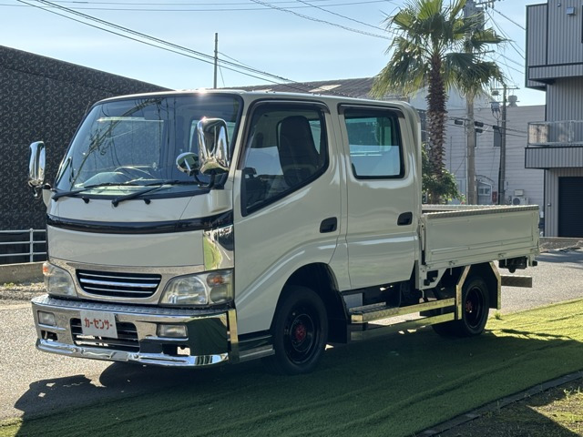 ダイナ 2.5 ダブルキャブ ロング ジャストロー ディーゼル 1.2t キーレス ETC 5速マ...