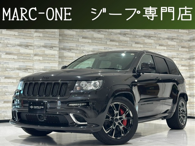 グランドチェロキー SRT8 4WD 1年保証付 ハーフ革シート ALPINEナビ ACC