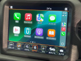 ●Apple Car Play:スマホとの有線接続で、ナビ・オーディオ再生などスマホのアプリ機能が画面でも使える便利機能です!