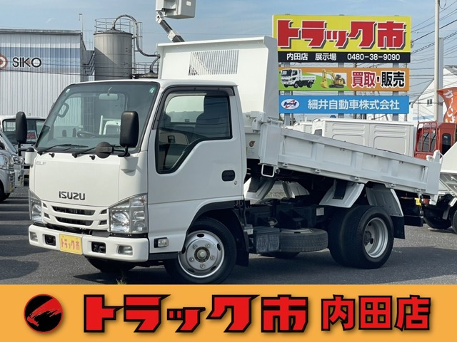 エルフ 3.0 強化ダンプ フルフラットロー ディーゼル 2t 全低床強化ダンプ 電動コボ...