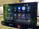 【ディスプレイオーディオ】お手持ちのスマートフォンとの連携で、ナビや音楽再生など各種アプリを使用可能。スマホに近い感覚でお使いいただけます♪
