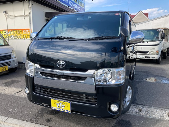 ハイエースバン 3.0 スーパーGL ロング ディーゼル 4WD LEDヘッドライト ナビ TV Bカ...