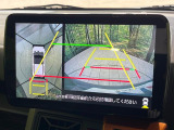 【パノラマモニター】専用のカメラにより、上から見下ろしたような視点で360度クルマの周囲を確認することができます☆死角部分も確認しやすく、狭い場所での切り返しや駐車もスムーズに行えます。
