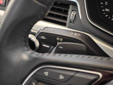 ウィンカーレバーの淵のスイッチを押すと、長距離運転に嬉しいレーンキープアシストが作動します。
