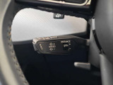 ステアリング左奥にはウィンカーのレバーとACC(前車追従式クルーズコントロール)のレバーがございます。