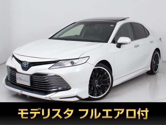 カムリ 2.5 G レザーパッケージ 希少サンルーフ モデリスタエアロ BSM 黒革