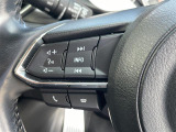 【ステアリングリモコン】運転中でも目線はそのまま、手元のスイッチで安全にオーディオが操作できます。