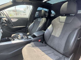 体を支えるためにシートを硬めにしております。長時間の運転でも疲れにくいように、サポート力重視で設計されております。