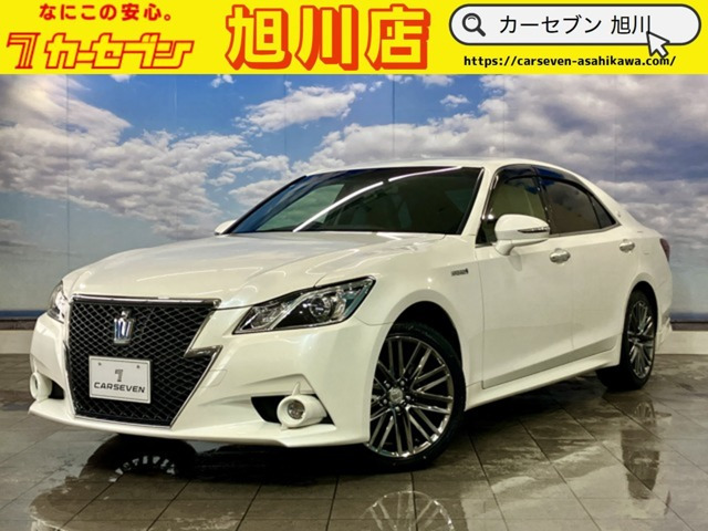 クラウンアスリートハイブリッド 2.5 S Four 4WD寒冷地仕様 ナビBluetooth