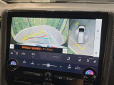 【パノラミックビューモニター】専用のカメラにより、上から見下ろしたような視点で360度クルマの周囲を確認することができます☆死角部分も確認しやすく、狭い場所での切り返しや駐車もスムーズに行えます。