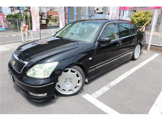 セルシオ4.3 eR仕様黒全塗装 外品フルエアロ