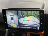 【パノラマモニター】専用のカメラにより、上から見下ろしたような視点で360度クルマの周囲を確認することができます☆死角部分も確認しやすく、狭い場所での切り返しや駐車もスムーズに行えます。