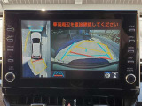 パノラミックビュ-モニタ-が付いているので、運転席から確認しにくい車両周辺の状況を把握出来ます。