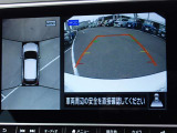 上からの視点で狭い駐車場への駐車などに役立つアラウンドビューモニターです♪