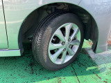 タイヤサイズは155/65R14純正アルミホイール付き!(夏タイヤ装着)冬タイヤ、ホイール注文も承っております☆