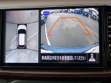 上からの視点で狭い駐車場への駐車などに役立つアラウンドビューモニターです♪