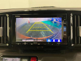 【バックモニター】ガイドライン表示機能付きバックカメラ装着車です。バックでの駐車時など工法の安全確認ができて安心安全です♪