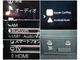 【スマホ連携も♪】 BluetoothやUSBは勿論、オプションのTV搭載!またスマホのアプリの一部がコネクトで使用できるアップルカープレイ、アンドロイドオートにも対応♪