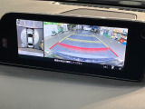 【360°ビューモニター】専用のカメラにより、上から見下ろしたような視点で360度クルマの周囲を確認することができます☆死角部分も確認しやすく、狭い場所での切り返しや駐車もスムーズに行えます。